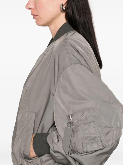 The Attico zip-fastening bomber jacket - Grey