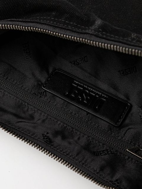 Diesel torebka bawełniana RAVE RAVE HOBO kolor czarny X10414.P4485