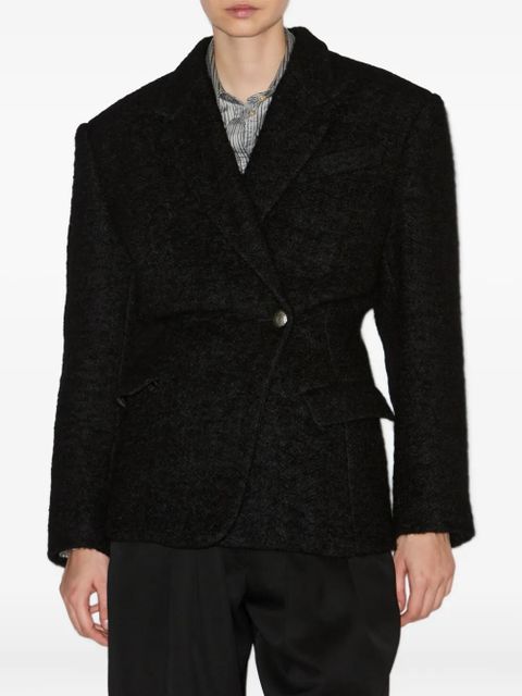 ISABEL MARANT Gallie double-breasted coat - Black