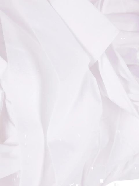 Simone Rocha bow-embellishment top - White