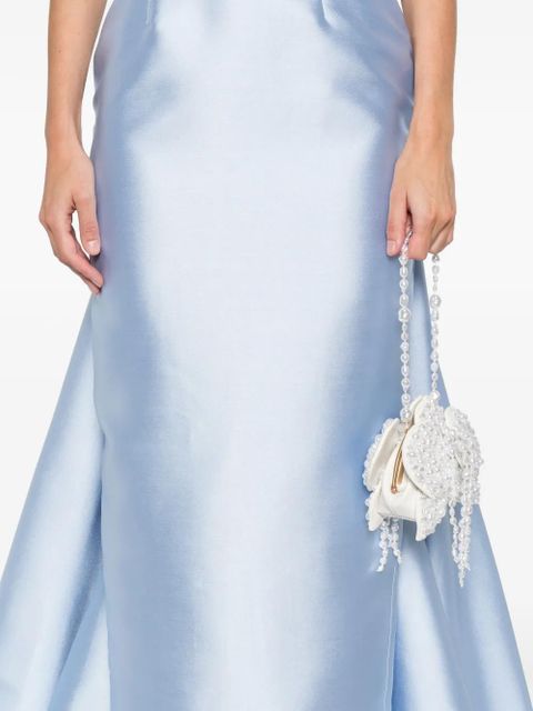 Solace London strapless maxi dress - Blue