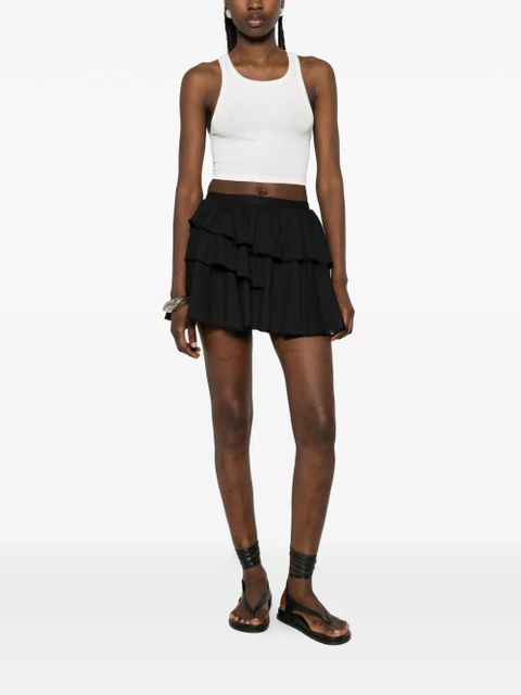 Gimaguas Joan ruffled mini skirt - Black - zdjęcie produktu nr 2