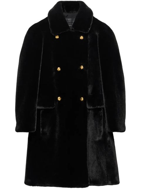 Prada Aspen double-breasted coat - Black - zdjęcie produktu nr 1
