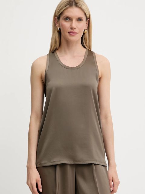 MICHAEL Michael Kors bluzka damska kolor zielony gładka MT540TXAYJ - zdjęcie produktu nr 1