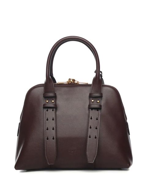 PINKO medium Escape leather tote bag - Red - zdjęcie produktu nr 2