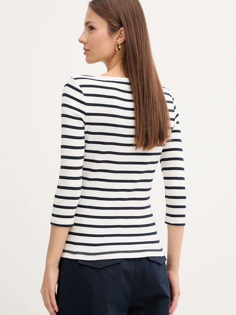 Tommy Hilfiger longsleeve bawełniany kolor granatowy WW0WW40589