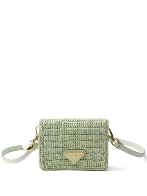 Prada crochet card holder - Green - zdjęcie produktu nr 1