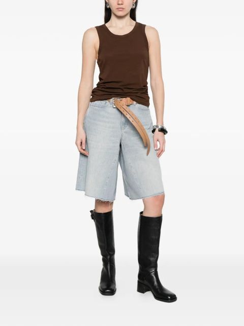 OUR LEGACY frayed-hem shorts - Blue - zdjęcie produktu nr 2