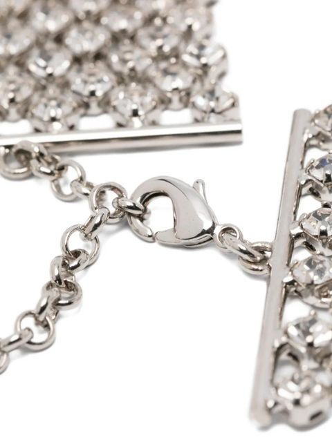 Blumarine rhinestone choker - Silver