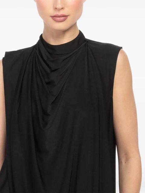 Magda Butrym draped-detail mini dress - Black