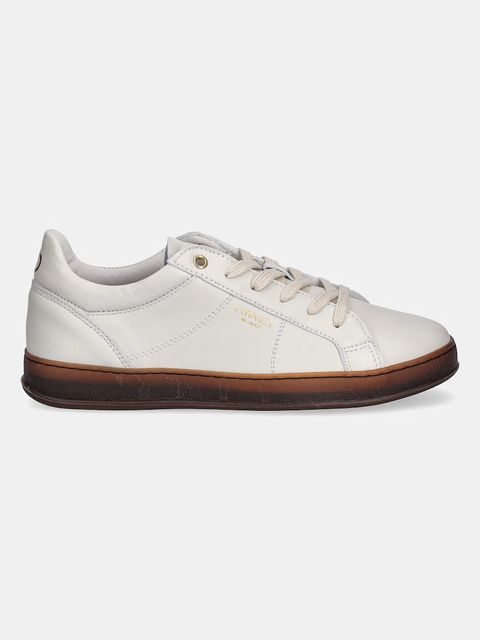 Twinset sneakersy skórzane damskie kolor beżowy 252TGT024 - zdjęcie produktu nr 2