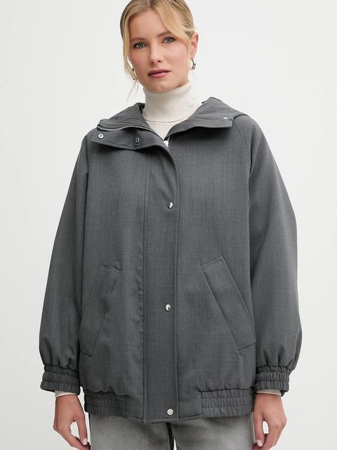 MAX&Co. kurtka z dodatkiem wełny kolor szary zimowa 2526486064200 - zdjęcie produktu nr 1