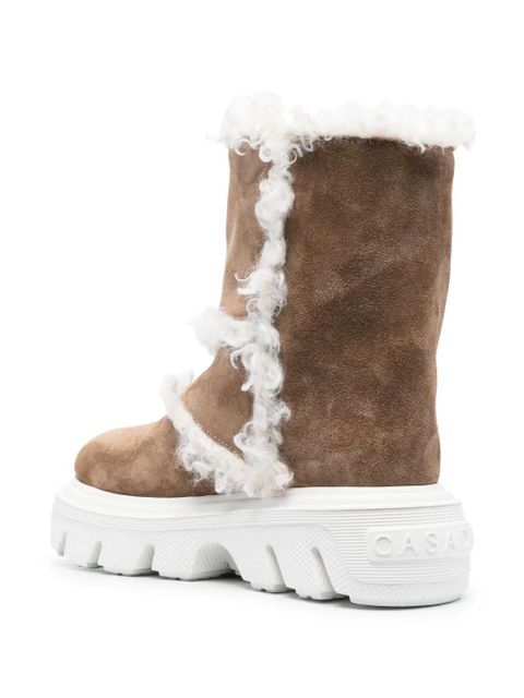 Casadei Dolomiti Marica suede boots - Brown - zdjęcie produktu nr 2