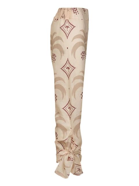 Johanna Ortiz Femininity Dramatic tie trousers - Neutrals - zdjęcie produktu nr 2