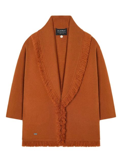 Alanui fringed finest coat - Brown - zdjęcie produktu nr 1