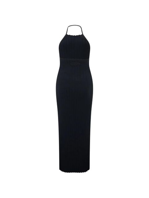 Jacquemus Tablier knitted midi dress - Blue - zdjęcie produktu nr 2