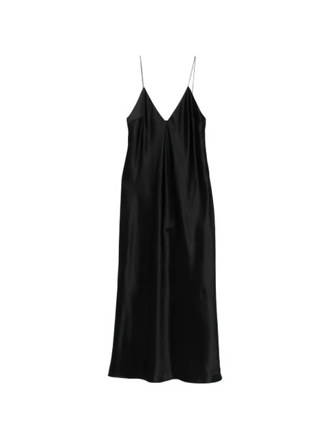 KHAITE Taja V-neck strap dress - Black - zdjęcie produktu nr 1