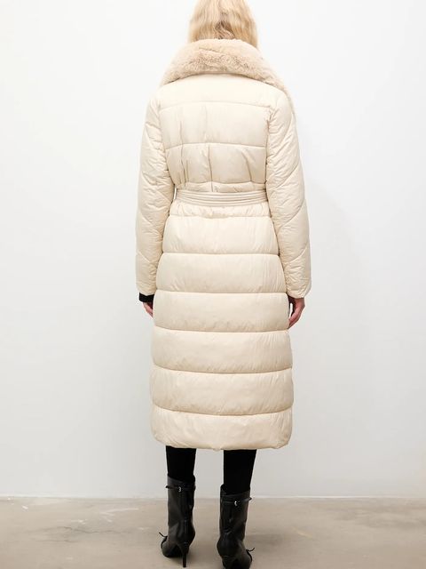 Answear.LAB kurtka kolor beżowy zimowa