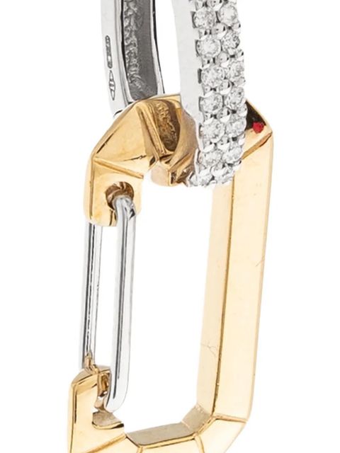 EÉRA 18K yellow gold small Chiara diamond earring