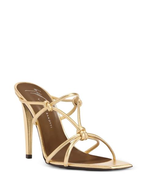 Giuseppe Zanotti knotted 90mm sandals - Gold