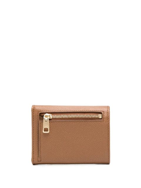 Dolce & Gabbana Dauphine French-flap leather wallet - Brown