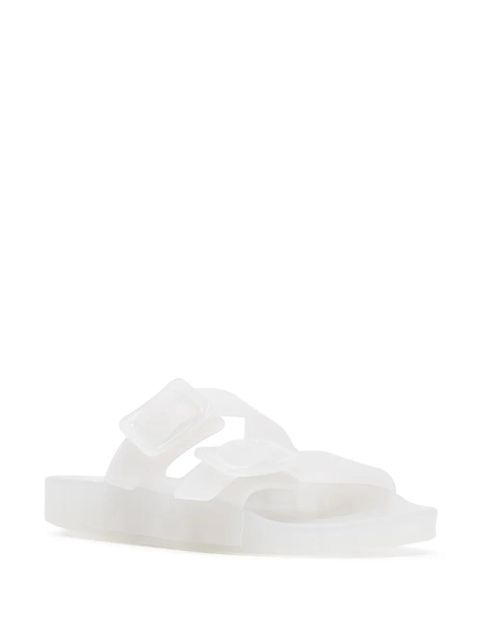 Balenciaga Mallorca rubber sandals - White