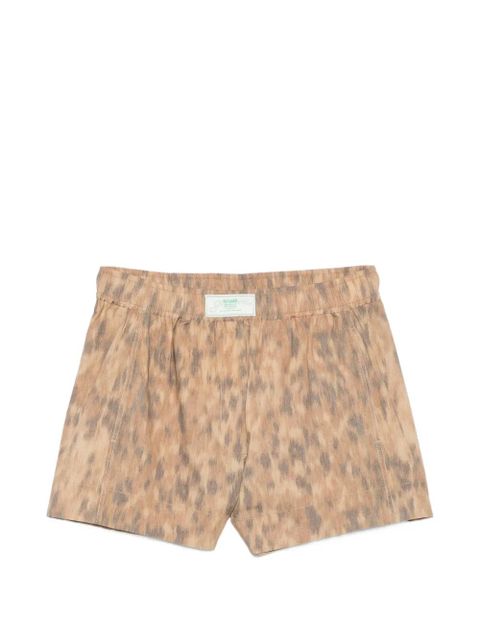 GANNI printed shorts - Neutrals - zdjęcie produktu nr 1