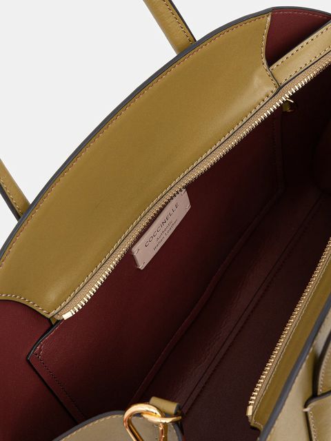 Coccinelle torebka skórzana TYLDE kolor zielony E1 U7K 18 02 01