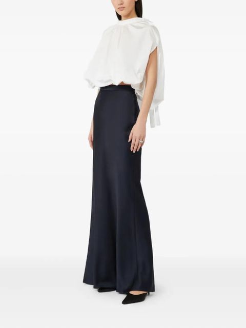 Max Mara Rimini bias-cut long skirt - Blue