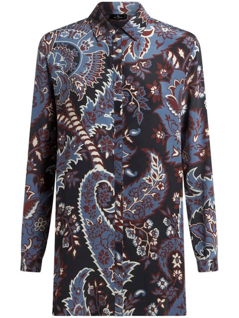 ETRO printed silk shirt - Black - zdjęcie produktu nr 1
