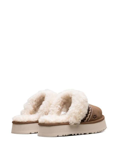 UGG Disquette Atherson platform shearling slippers - Brown