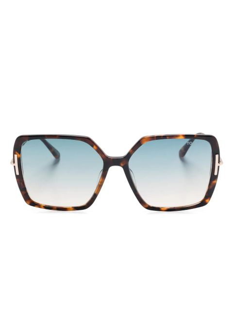TOM FORD Eyewear Joanna sunglasses - Brown - zdjęcie produktu nr 1