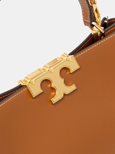 Tory Burch torebka skórzana Eleanor kolor brązowy 137312-201