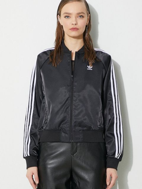 adidas Originals bluza SST Loose damska kolor czarny z aplikacją IU2533