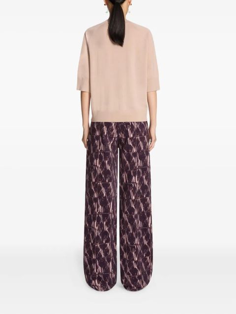 DRIES VAN NOTEN raglan-sleeve sweater - Neutrals