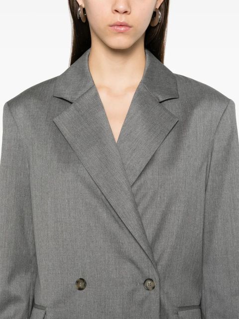 LouLou de Saison tailored twill blazer - Grey
