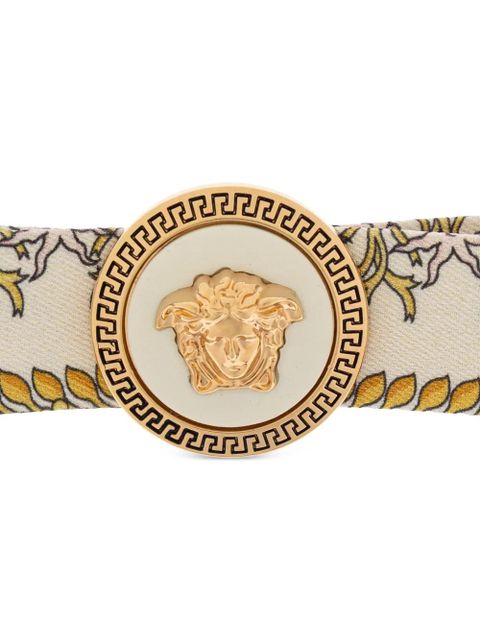 Versace Medusa Head hair clip - White