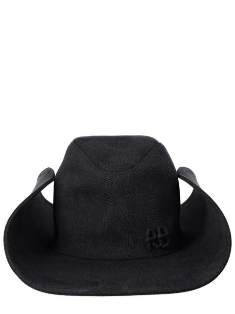 Ruslan Baginskiy embroidered cotton cowboy hat - Black - zdjęcie produktu nr 2