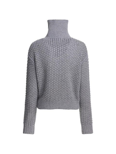 Max Mara Tequila half-zip sweater - Grey - zdjęcie produktu nr 2