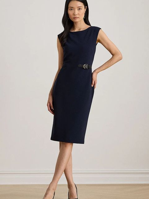 Lauren Ralph Lauren sukienka kolor granatowy mini prosta 200P03735 - zdjęcie produktu nr 1