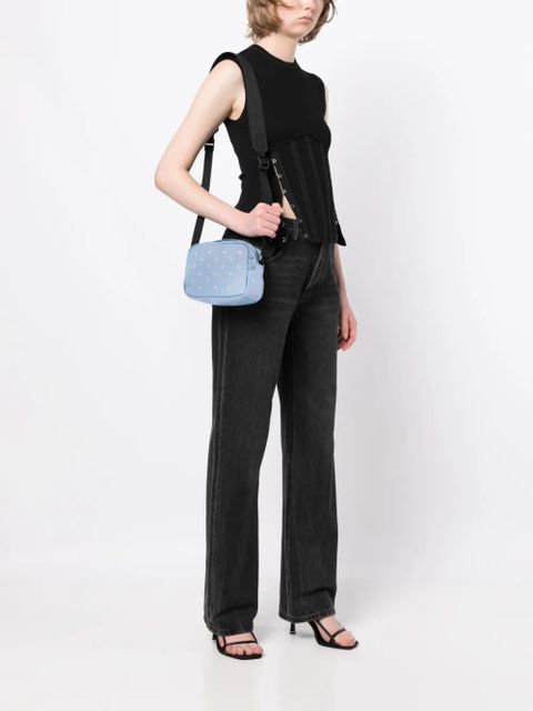 Alexander Wang Wangsport crystal-embellished camera bag - Blue