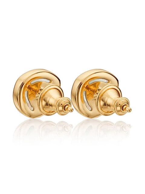 Monica Vinader Siren Stud Moonstone earrings - Gold