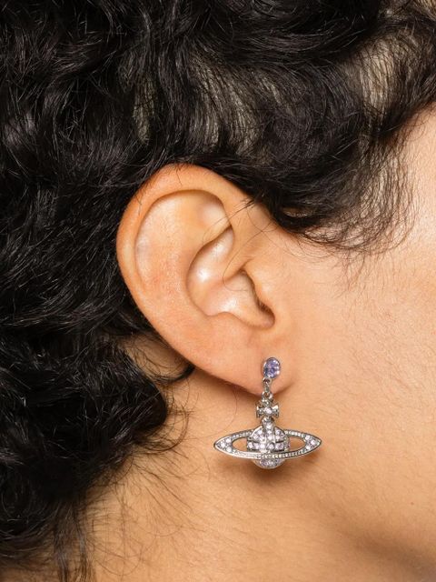 Vivienne Westwood Mini Bas Relief drop earrings - Silver