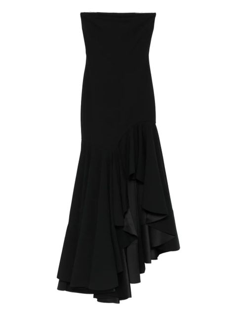 Solace London The Hani asymmetric dress - Black - zdjęcie produktu nr 1