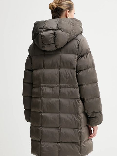 Calvin Klein kurtka kolor brązowy zimowa oversize LV044D541G