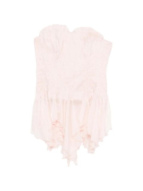 Aje Nisha ruffled bustier - Pink - zdjęcie produktu nr 1