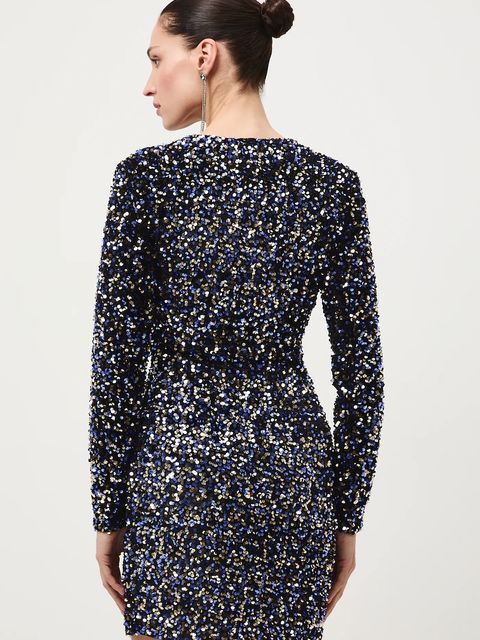 Medicine sukienka kolor multicolor mini dopasowana