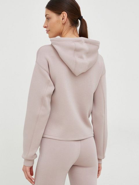 Guess bluza NEW ALISA damska kolor różowy z kapturem V2YQ08 K7UW2