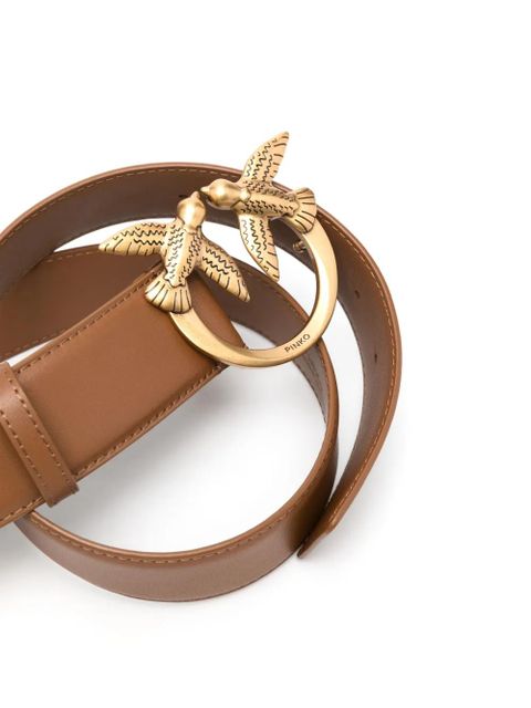PINKO Love Berry leather belt - Brown - zdjęcie produktu nr 2