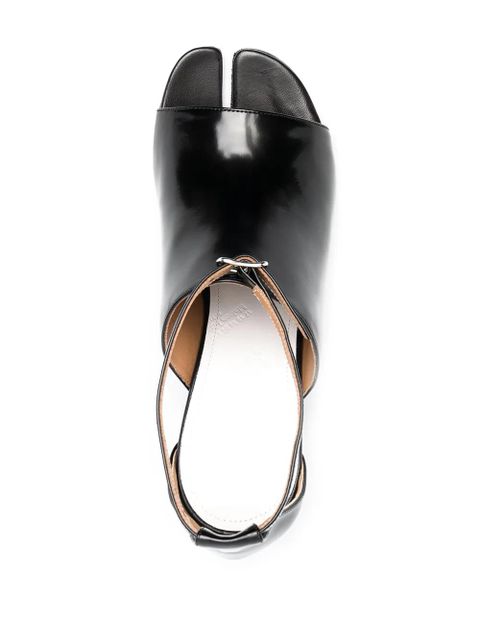Maison Margiela open Tabi toe sandals - Black